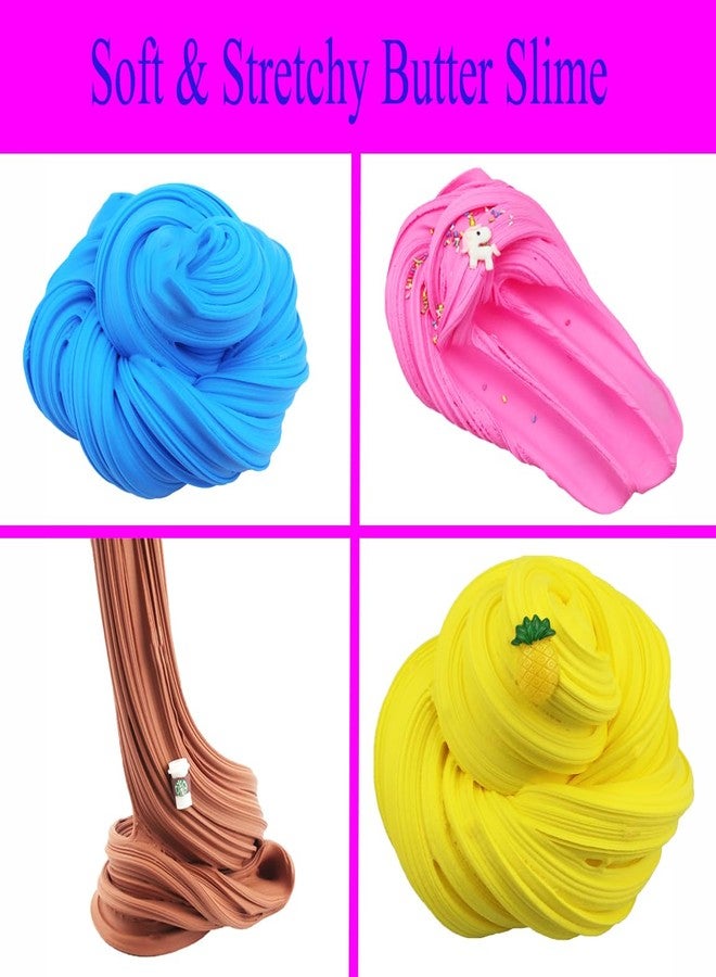 LKAXYTP 24 Pack Butter Slime Kit, Party Favor Supplies, Super Soft, Non-Sticky, Goody Bag Toy, Prize for Girl and Boys, Christmas Stocking Stuffers - Image 4